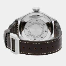 IWC Black Stainless Steel Big Pilot's Automatic Men's Wristwatch 46 mm