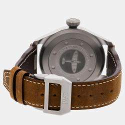 IWC Black Titanium Big Pilot's IW3297-01 Automatic Men's Wristwatch 43 mm