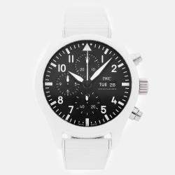 Pre Owned ساعة طيار كرونوغراف طوب غون إيديشن "ليك تاهو" IW3891-05 مقاس 44.5 مم مستعملة IWC