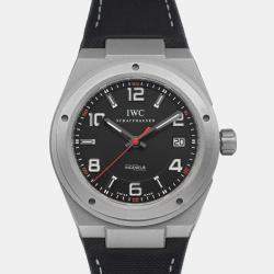 IWC Black Titanium Ingenieur IW322703 Automatic Men's Wristwatch 42 mm