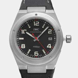 IWC Black Titanium Ingenieur IW322703 Automatic Men's Wristwatch 42.5 mm