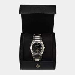 IWC Black Stainless Steel Ingenieur IW352102 Automatic Men's Wristwatch 32mm