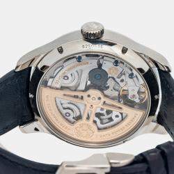 IWC Blue 18K White Gold Portugieser Perpetual Calendar IW503401 Automatic Men's Wristwatch 44mm