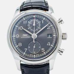 IWC Portuguese IW390404 Automatic Grey Stainless Steel Men's Wristwatch 42mm