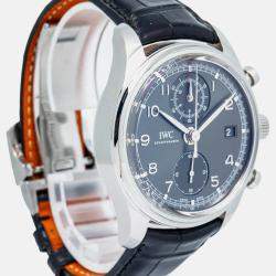 IWC Portuguese IW390404 Automatic Grey Stainless Steel Men's Wristwatch 42mm