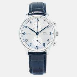 IWC Portuguese IW371605 Automatic Silver Stainless Steel Men's Wristwatch 41mm