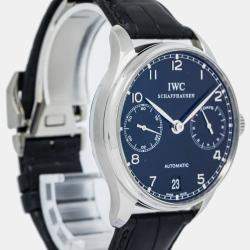 IWC Portugieser 7 Days IW500703 Automatic Black Stainless Steel Men's Wristwatch 42mm