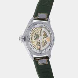 Pre Owned IWC Big Pilot's IW329301 Automatic Green Stainless Steel Men's Wristwatch 43 mm