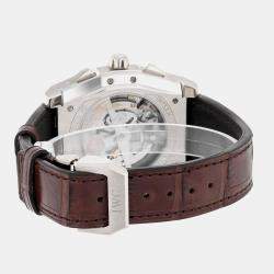 Pre Owned IWC Da Vinci IW3764-01 Automatic Grey 18k white gold Men's Wristwatch 43.1 mm