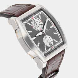 Pre Owned IWC Da Vinci IW3764-01 Automatic Grey 18k white gold Men's Wristwatch 43.1 mm