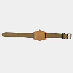 Pre Owned IWC Da Vinci IW452311 Automatic White 18k Rose Gold Men's Wristwatch 36 mm