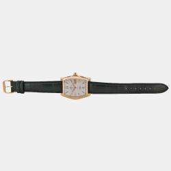 Pre Owned IWC Da Vinci IW452311 Automatic White 18k Rose Gold Men's Wristwatch 36 mm