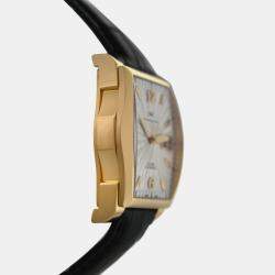 Pre Owned IWC Da Vinci IW452311 Automatic White 18k Rose Gold Men's Wristwatch 36 mm