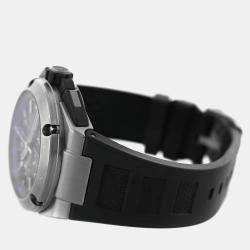 Pre Owned IWC Ingenieur Double Chronograph IW376501  Automatic Black Titanium Men's Wristwatch 45 mm