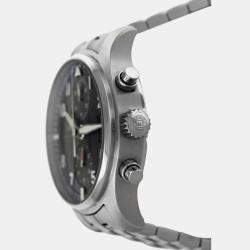 Pre Owned IWC Spitfire Pilot Chronograph IW387804 Automatic Black Stainless Steel Men's Wristwatch 43 mm