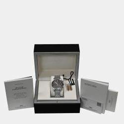 Pre Owned IWC Spitfire Pilot Chronograph IW387804 Automatic Black Stainless Steel Men's Wristwatch 43 mm