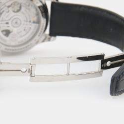 Pre Owned IWC Portuguese Chronograph IW371605 Automatic Stainless Steel Men's Wristwatch 41 mm