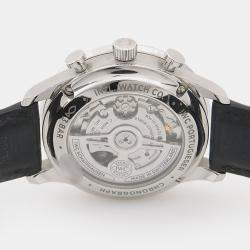 Pre Owned IWC Portuguese Chronograph IW371605 Automatic Stainless Steel Men's Wristwatch 41 mm