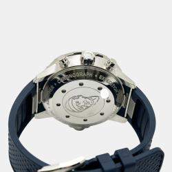 Pre Owned IWC Aquatimer IW376805 Automatic Black Dial Stainless Steel Men's Wristwatch 44 mm