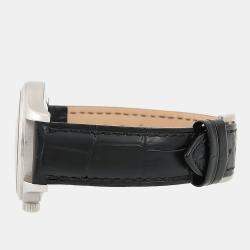 مملوكة مسبقًا ساعة يد رجالية آي دبليو سي مارك XVII IW326501 أوتوماتيكية ستانلس ستيل سوداء 41 مم