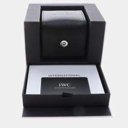 مملو�كة مسبقًا IWC Portuguese Yacht Club Chronograph IW390702 Automatic White Stainless Steel Men's Wristwatch 44mm