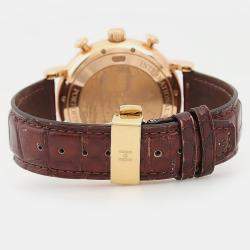 Pre Owned IWC Portofino IW391020 Automatic Chronograph 18k Rose Gold Men's Wristwatch 42mm