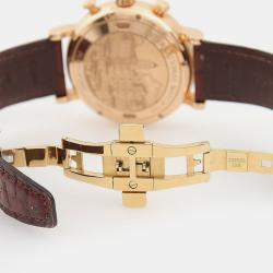 Pre Owned IWC Portofino IW391020 Automatic Chronograph 18k Rose Gold Men's Wristwatch 42mm