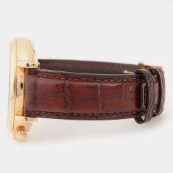 Pre Owned IWC Portofino IW391020 Automatic Chronograph 18k Rose Gold Men's Wristwatch 42mm