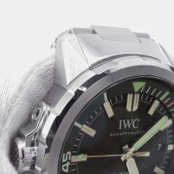 Pre Owned IWC Aquatimer IW328803 Automatic Black Stainless Steel Men's Wristwatch 40 mm
