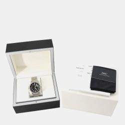 Pre Owned IWC Aquatimer IW328803 Automatic Black Stainless Steel Men's Wristwatch 40 mm
