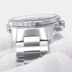 Pre Owned ساعة يد رجالية IWC أكواتايمر IW376804 أوتوماتيكية سوداء ستانلس ستيل 44 مم