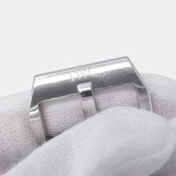 Pre Owned ساعة يد رجالية IWC أكواتايمر IW376804 أوتوماتيكية سوداء ستانلس ستيل 44 مم