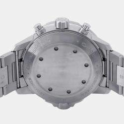 Pre Owned ساعة يد رجالية IWC أكواتايمر IW376804 أوتوماتيكية سوداء ستانلس ستيل 44 مم