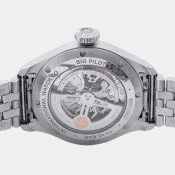 Pre Owned IWC Big Pilot's IW329304 Automatic Blue Stainless Steel Men's Wristwatch 43 mm