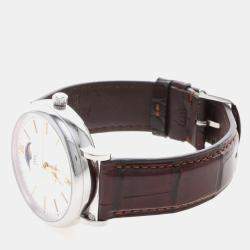 Pre Owned IWC Portofino IW459401 White Stainless Steel Automatic Men's Wristwatches 40mm