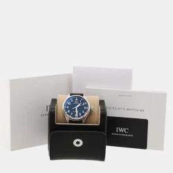 Pre Owned IWC Pilot Big Pilot IW329304 Automatic Blue Dial Stainless Steel Men's Wristwatch 43mm