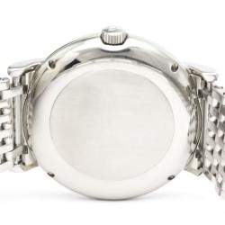 IWC White Stainless Steel Portofino IW351318 Automatic Men's Wristwatch 34 mm