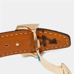 IWC Schaffhausen Blue 18K Rose Gold Alligator Leather Portugieser Perpetual Calendar Boutique Edition IW503312 Men's Wristwatch 44.20 mm