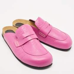 J.W.Anderson Pink Leather  Mules Size 44