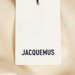 Jacquemus Light Beige Gabardine Cotton La Casa Pants XL
