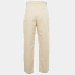 Jacquemus Light Beige Gabardine Cotton La Casa Pants XL