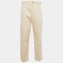 Jacquemus Light Beige Gabardine Cotton La Casa Pants XL