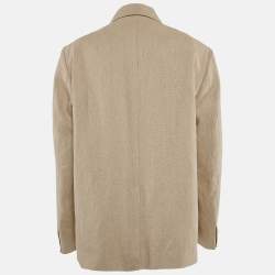 Jacquemus Light Beige Single Breasted La Veste Bacio Blazer XL
