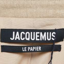Jacquemus Light Beige Single Breasted La Veste Bacio Blazer XL