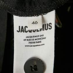 Jacquemus Black Cotton Le Pantalon Pants S