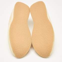 Jacquemus Yellow Leather and Suede La Daddy Sneakers Size 44