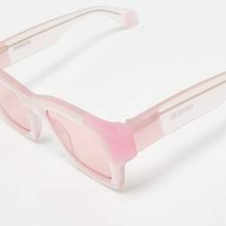 Pre Owned Jacquemus Two Tone Pink Les Lunettes Baci Square Sunglasses