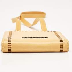 Jacquemus Mustard Leather Le Gadjo Strap Wallet