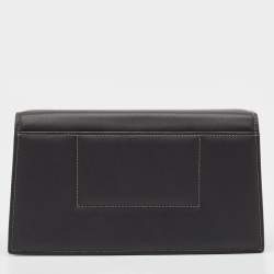 Jacquemus Black Leather Le Bambino Homme Bag