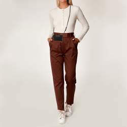 Pre Owned Jacquemus Black Leather Le Porte Azur Wallet Crossbody Bag